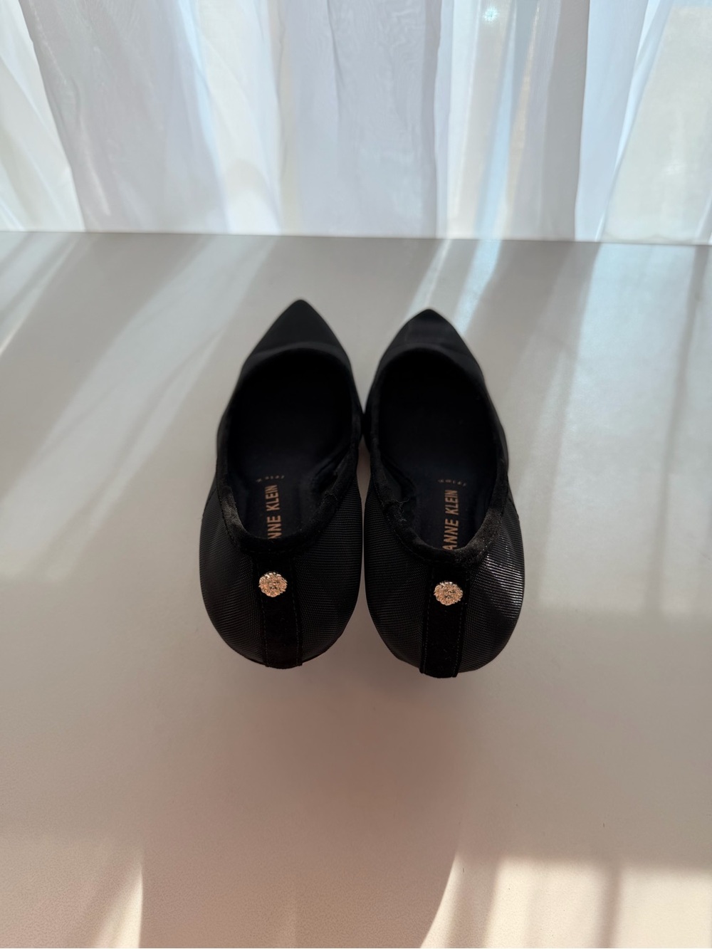 Anne Klein Black Pointed-Toe Women's Heels - Picture 6 of 6